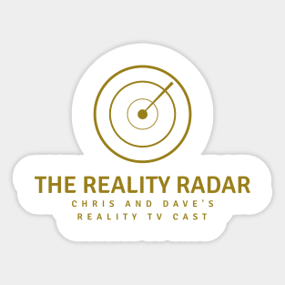 Reality Radar Gold No Background Sticker